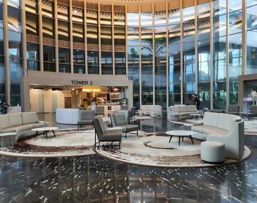 1. Lobby of the office building