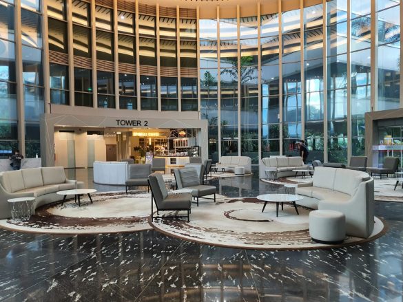 1. Lobby of the office building